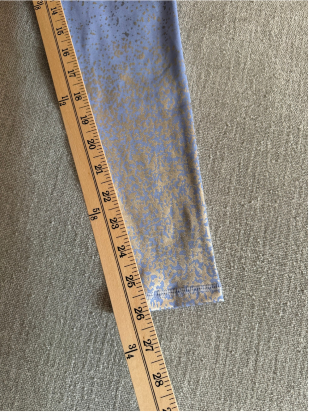 Buff Bunny rainwater blue periwinkle/silver dazzle high-rise leggings medium - Picture 7 of 8